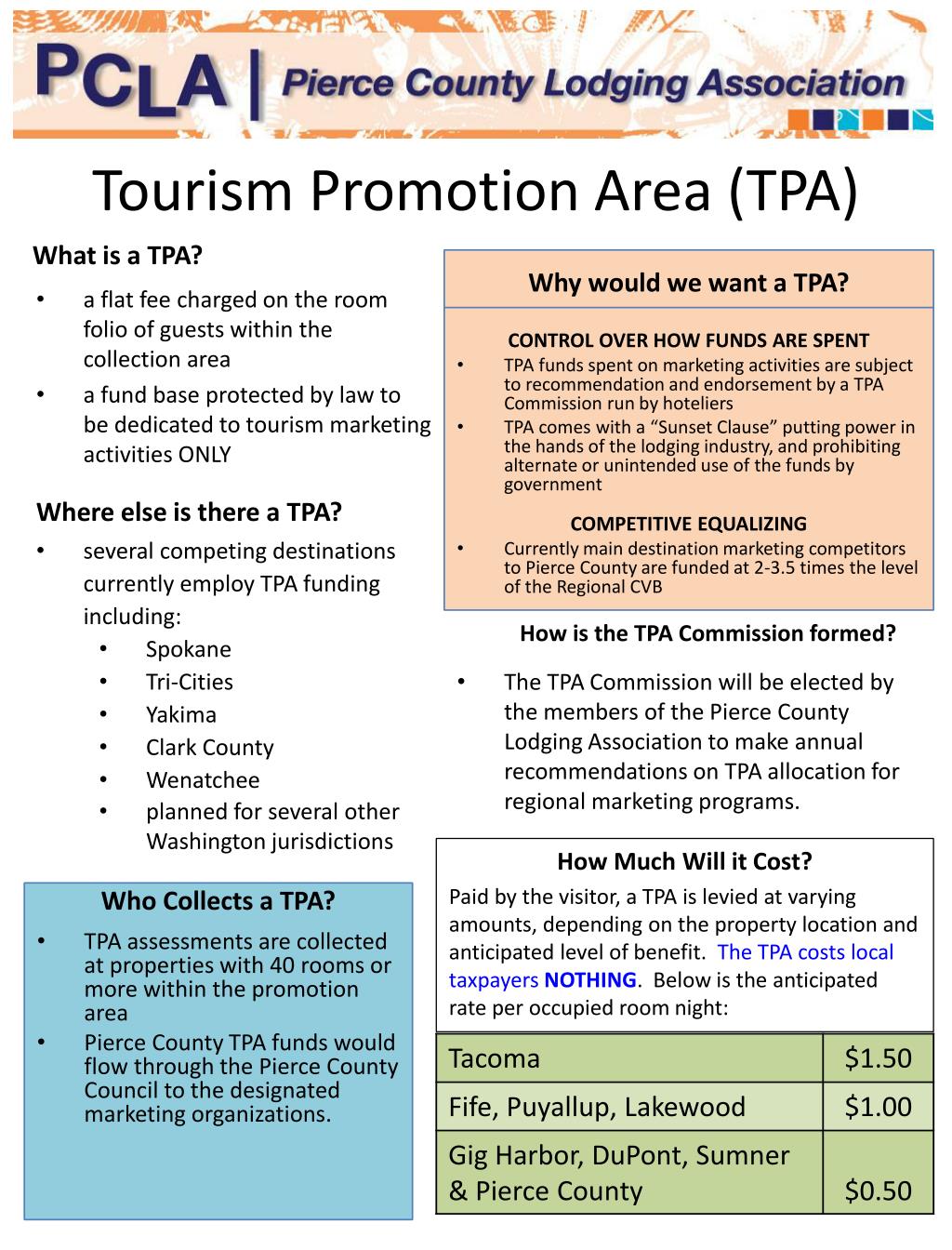 tourism promotion area
