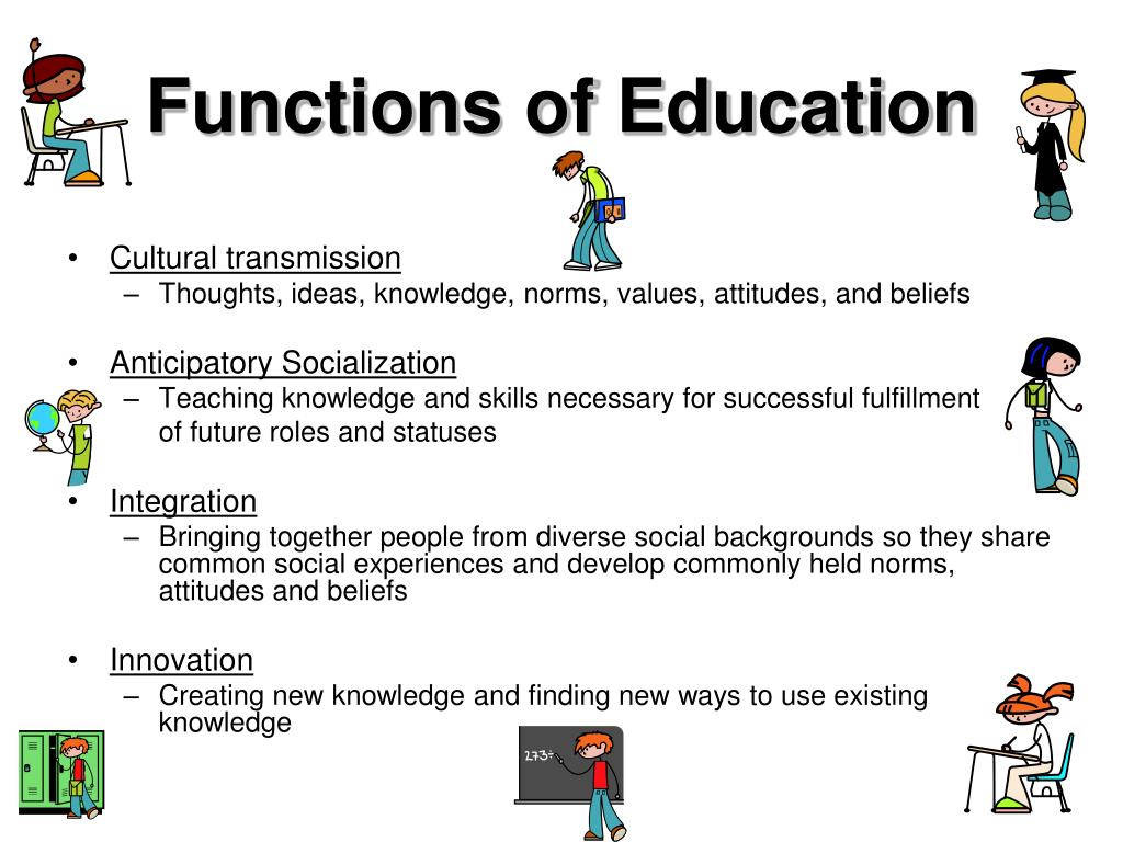 function of education meaning