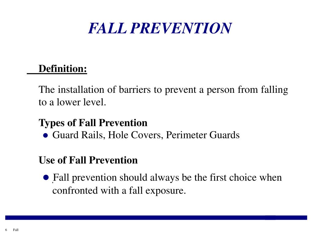 PPT FALL PROTECTION PowerPoint Presentation, free download ID6570870