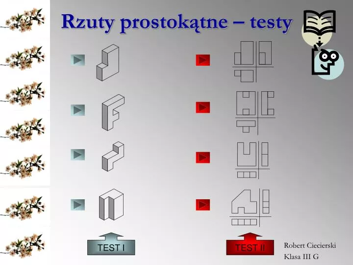 PPT - Rzuty prostokątne – testy PowerPoint Presentation, free download