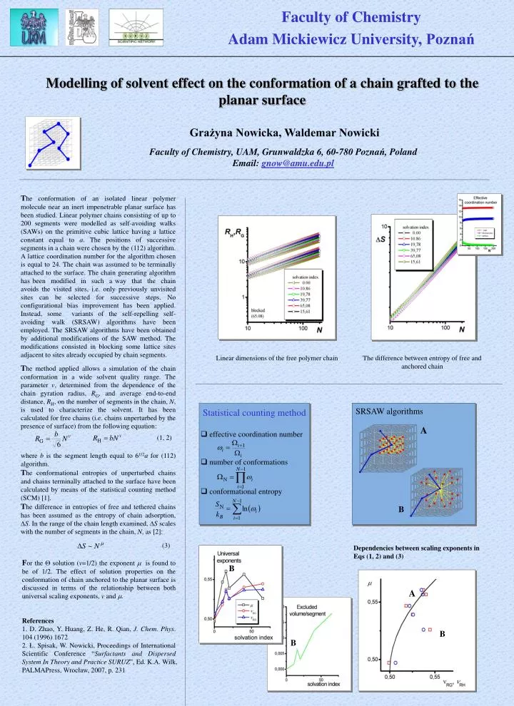 Ppt Faculty Of Chemistry Adam Mickiewicz University Poznan Powerpoint Presentation Id 6571672