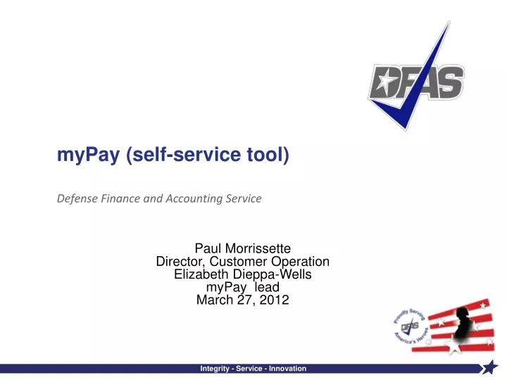 Ppt Mypay Self Service Tool Powerpoint Presentation Free