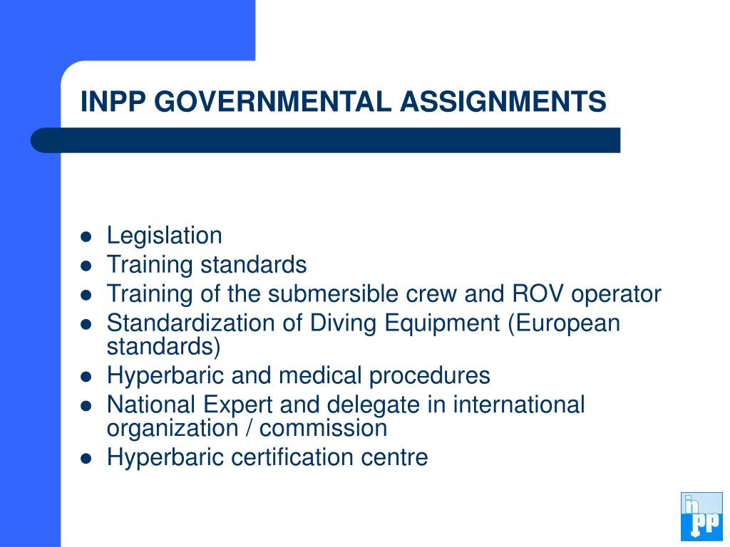 PPT - Comprehensive Hyperbaric Training and Certification at INPP ...