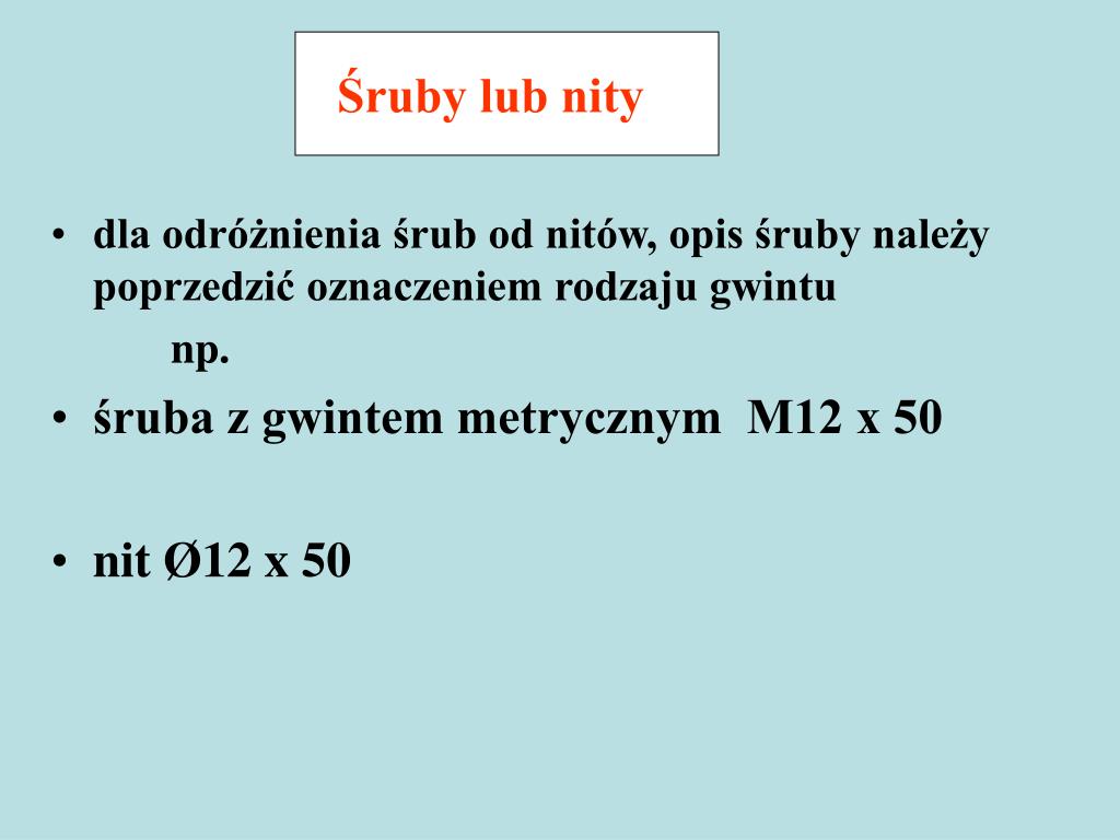 Ppt Rysunek Konstrukcyjny Konstrukcje Metalowe Część Ii