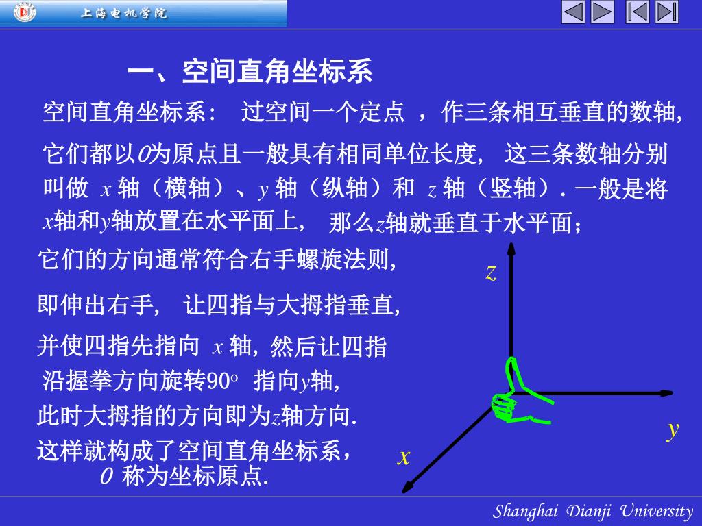 Ppt 第七章空间解析几何与向量代数powerpoint Presentation Id Ppt 第七章空间解析几何与向量代数powerpoint Presentation Id