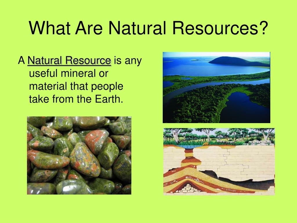 natural resources of presentation