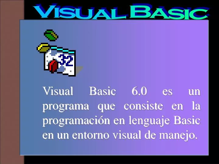 PPT - Visual Basic PowerPoint Presentation, free download - ID:6575521