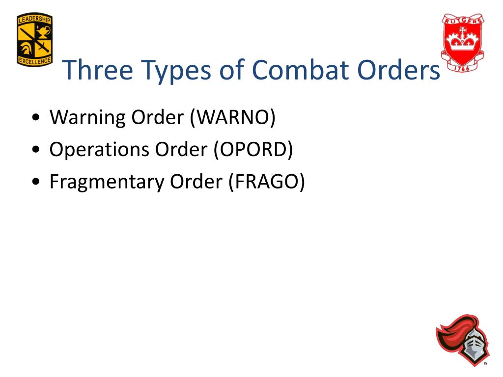 PPT Introduction to Combat Orders PowerPoint Presentation, free