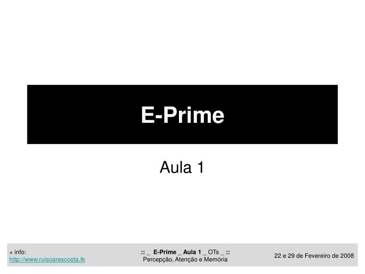 prime e 