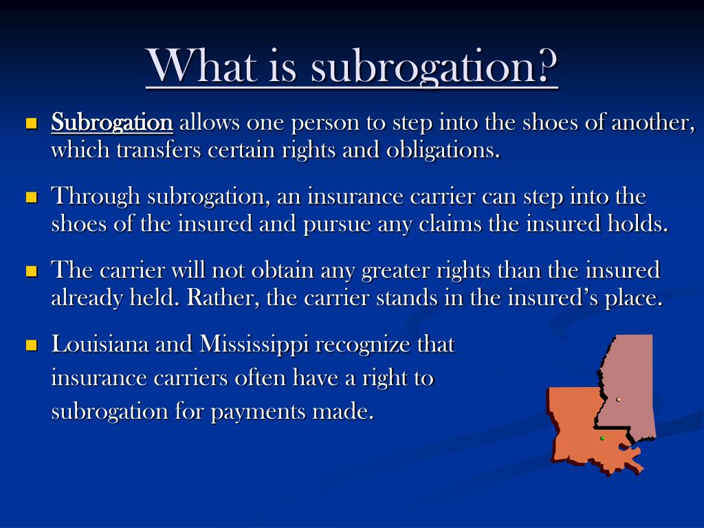 assignment of subrogation cause of action