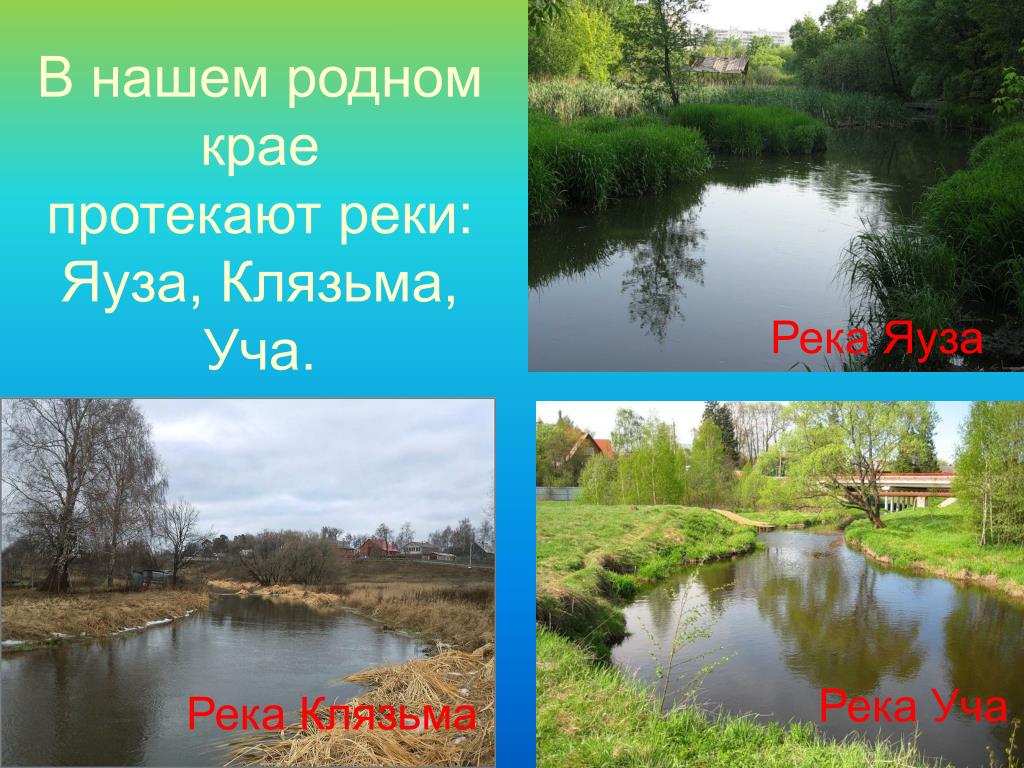 Схема реки клязьма окружающий мир 2 класс