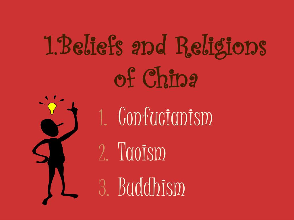 Ppt 1 Beliefs And Religions Of China Powerpoint Presentation