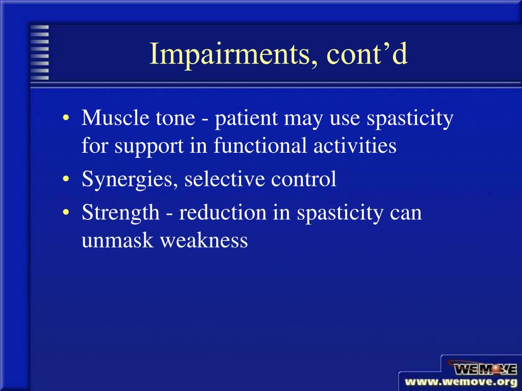 PPT - Spasticity Management The Role of Physical and Occupational ...