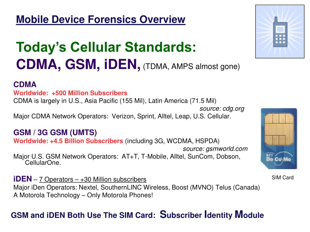 PPT - Mobile Device Forensics An Overview PowerPoint Presentation, Free ...