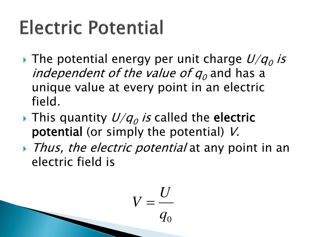 PPT - Electric Potential PowerPoint Presentation, free download - ID