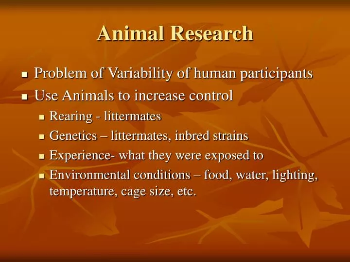 PPT Animal Research PowerPoint Presentation, free download ID6579051