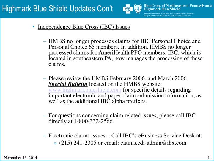 Blue cross blue shield vs highmark in fort worth tami simon conduent