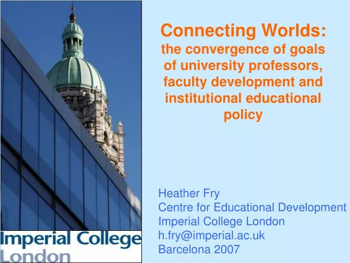 ’towards a connected world’ the ’towards a connected world’ the