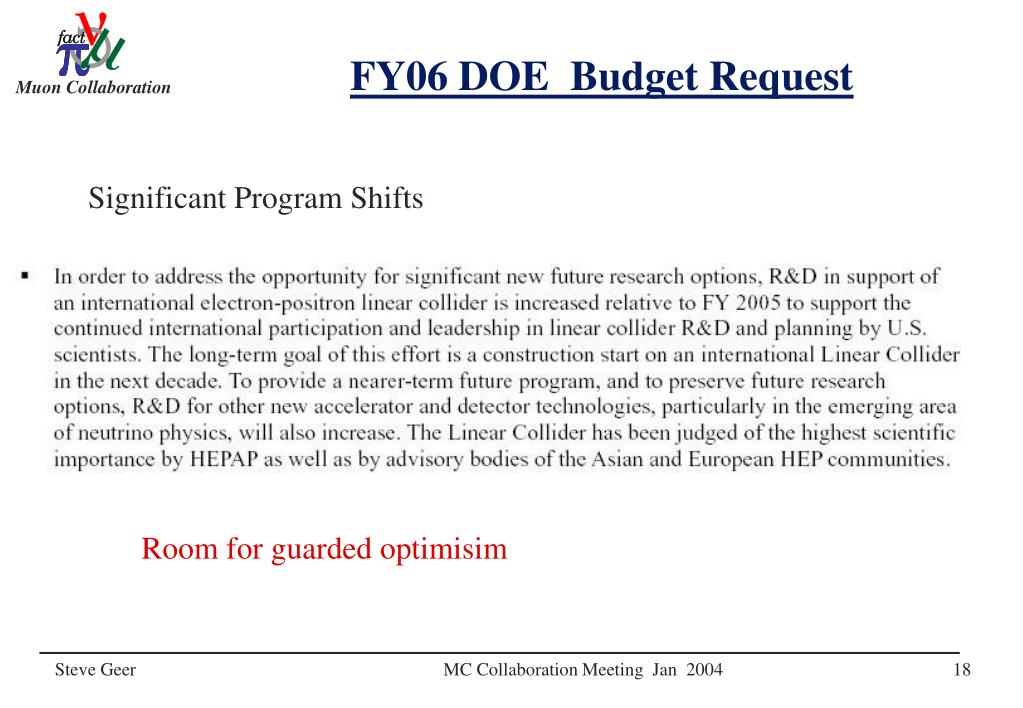 PPT Muon Collaboration Meeting PowerPoint Presentation, free download