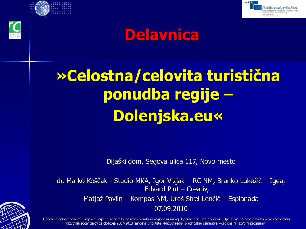 PPT - Delavnica PowerPoint Presentation, free download - ID:6581274