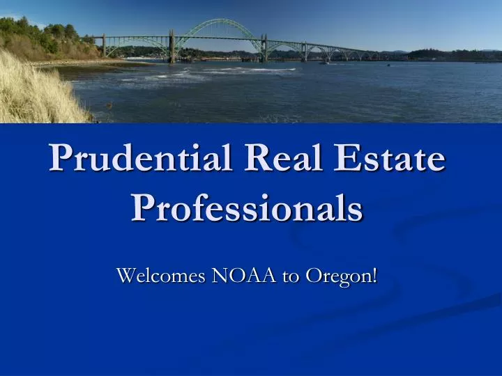 PPT Prudential Real Estate Professionals PowerPoint Presentation