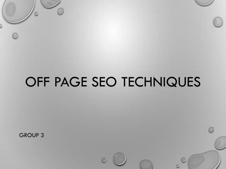 off page seo techniques n.