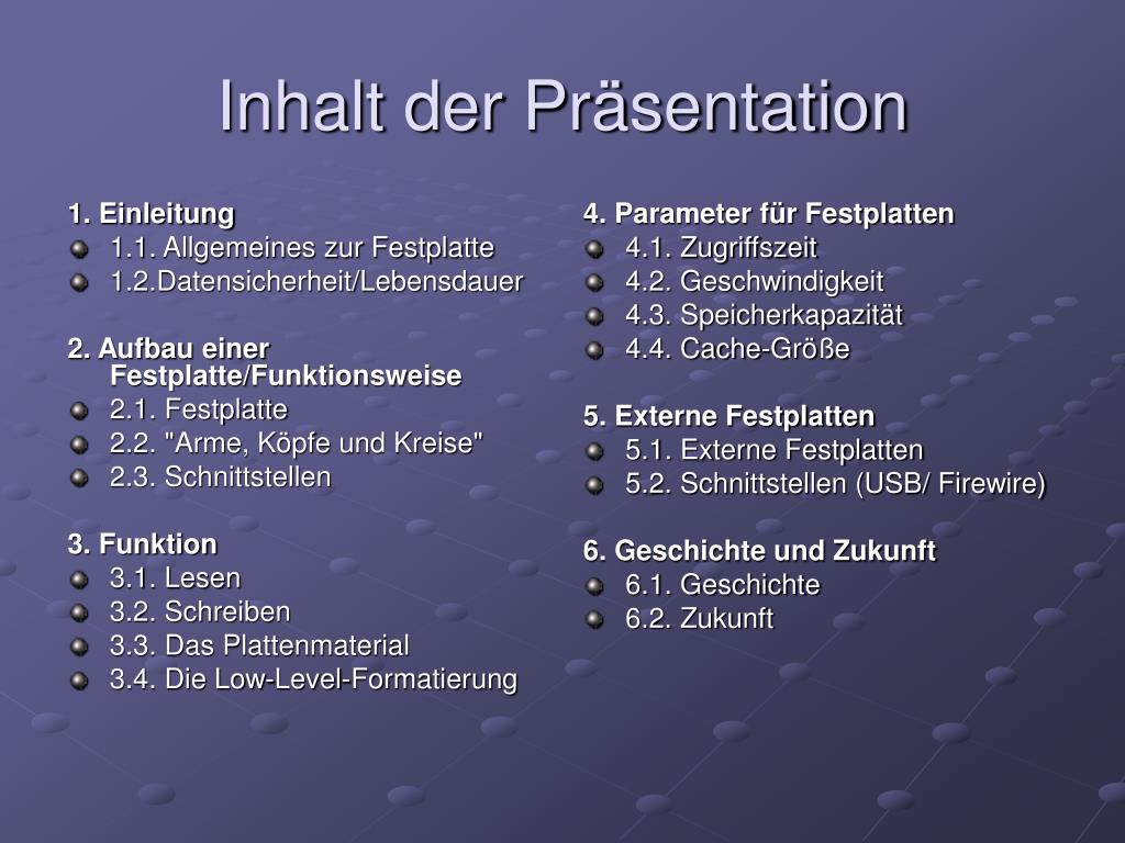 PPT - Festplatten PowerPoint Presentation, free download - ID:6582549