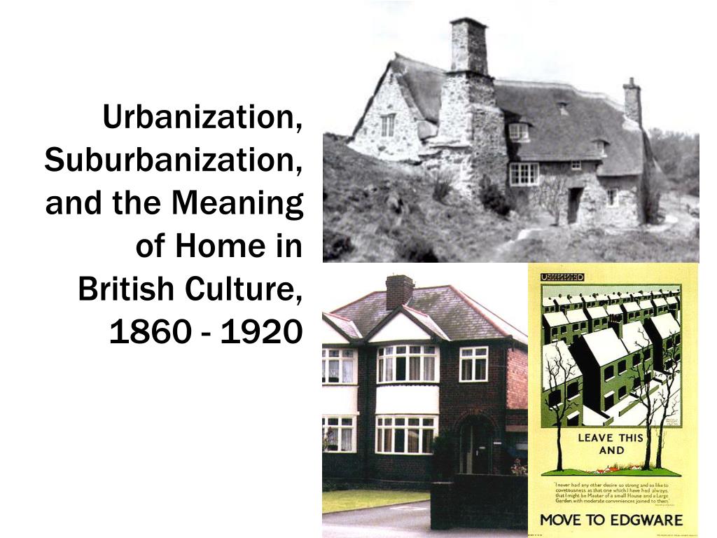 the meaning of urbanization
