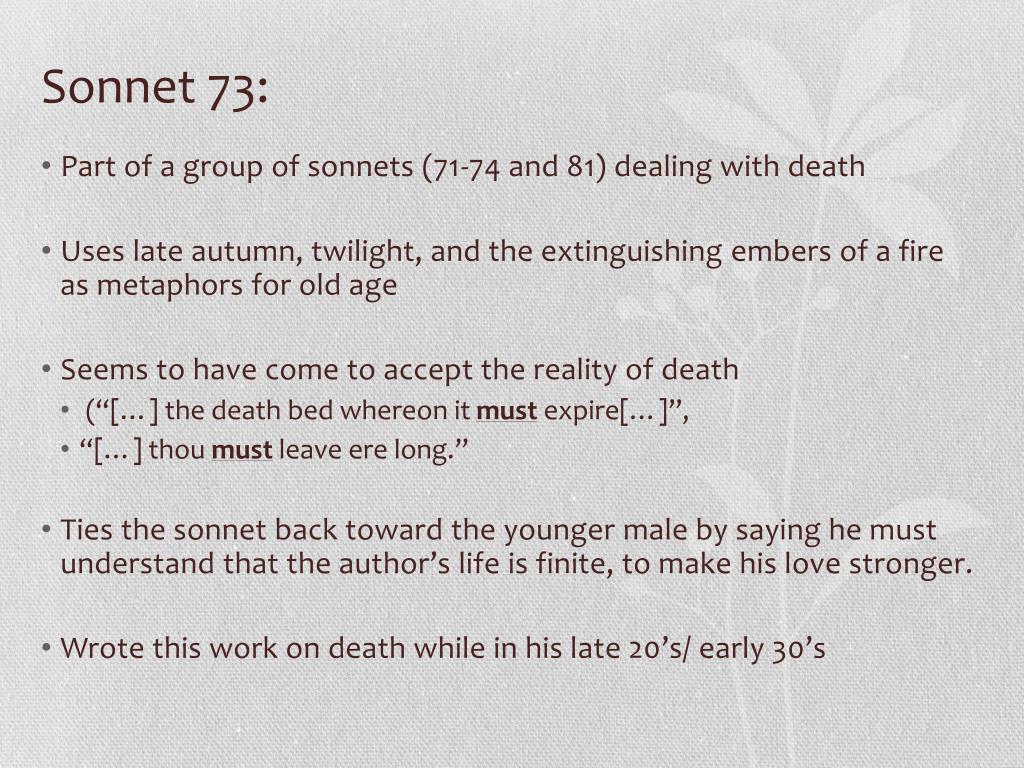 sonnet 73 metaphors