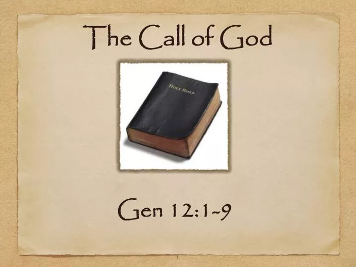 the call of god n.