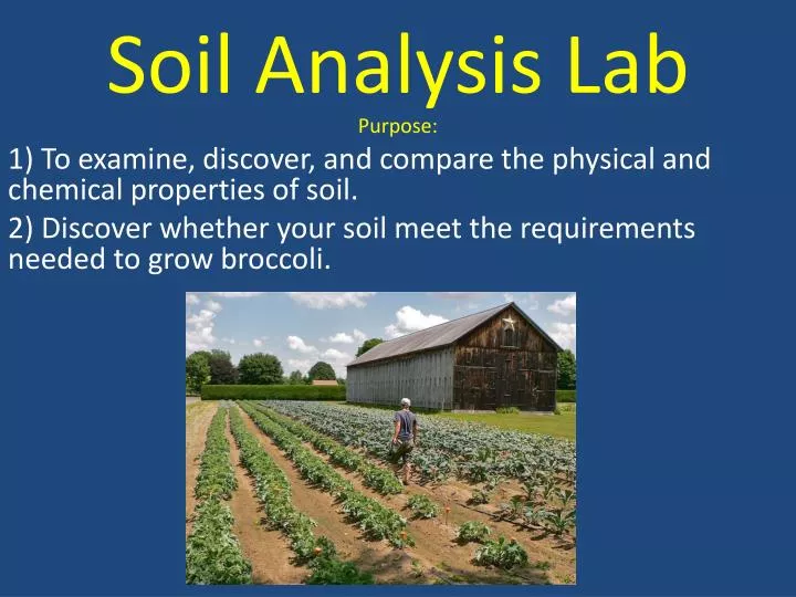 soil analysis lab n.
