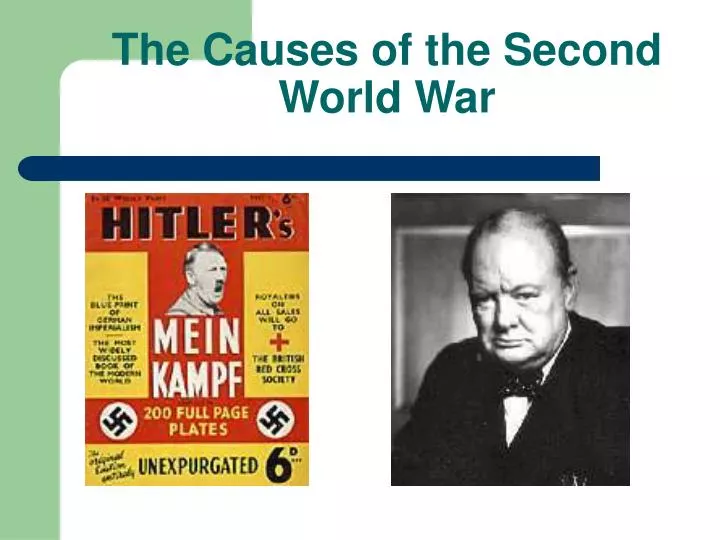 the causes of the second world war