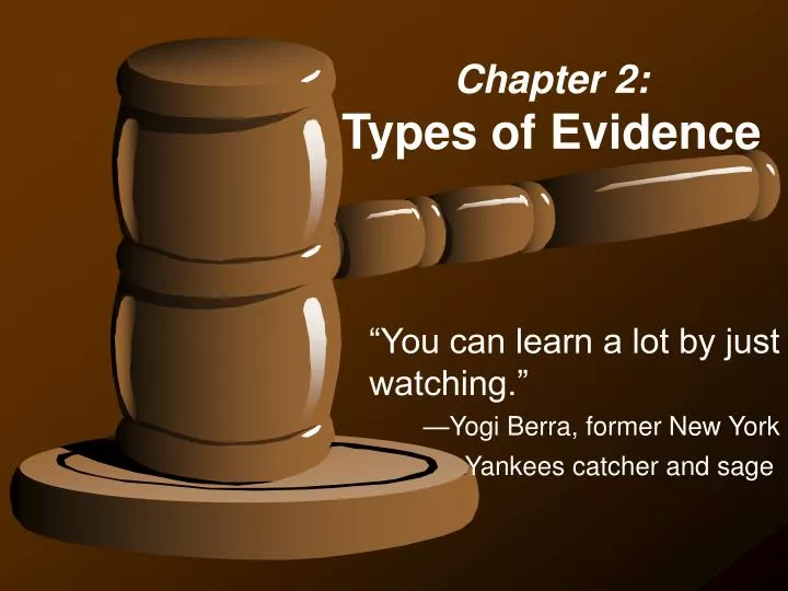 ppt-chapter-2-types-of-evidence-powerpoint-presentation-free