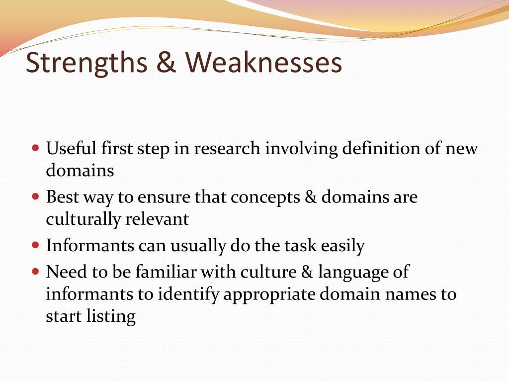 strength and weakness of a research article
