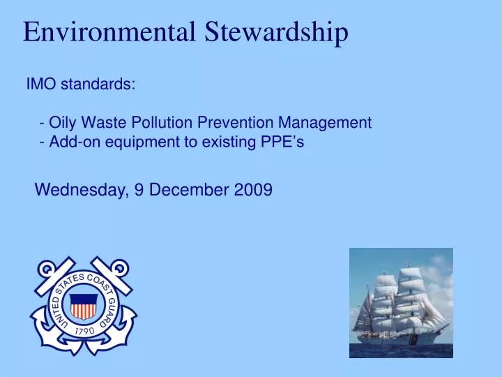environmental stewardship n.