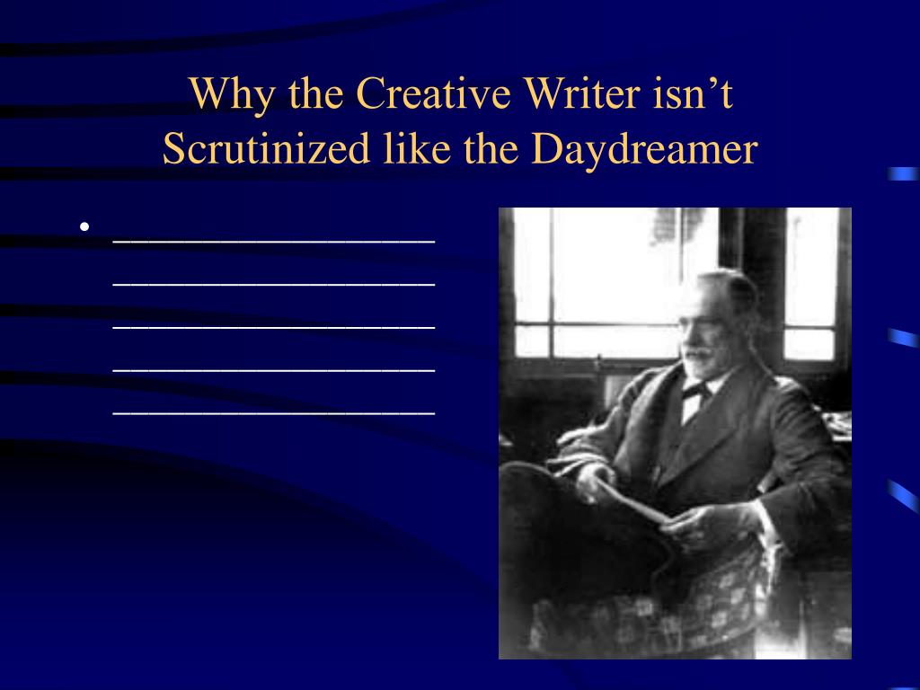 creative writing and daydreaming by sigmund freud summary