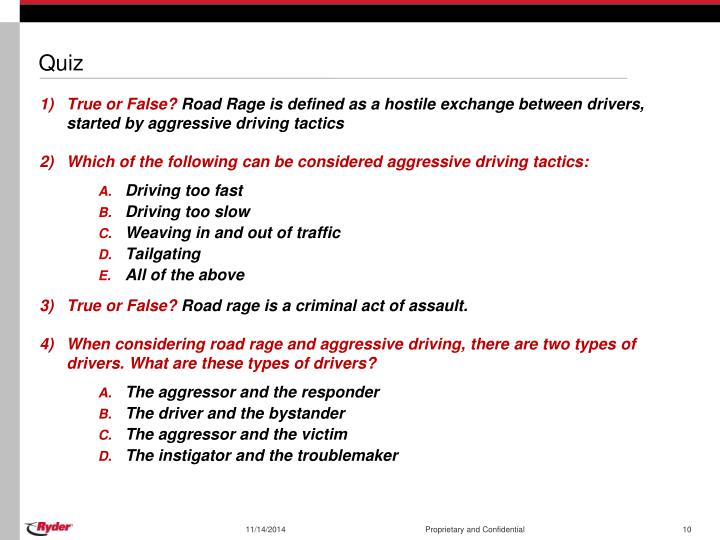 PPT - Aggressive Driving & Road Rage PowerPoint Presentation - ID:6589674