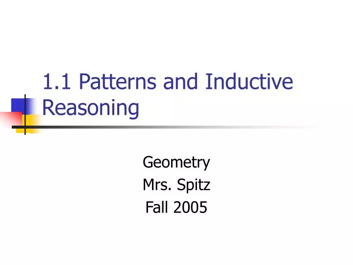 Ppt 1 1 Patterns And Inductive Reasoning Powerpoint Presentation Free Download Id 6591202 Ppt 1 1 Patterns And Inductive Reasoning Powerpoint Presentation Free Download Id 6591202
