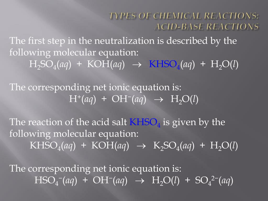 Khso4 h2so4. Koh h2so4 изб. K2o Koh khso4. Дописать уравнение реакции h2so4 koh