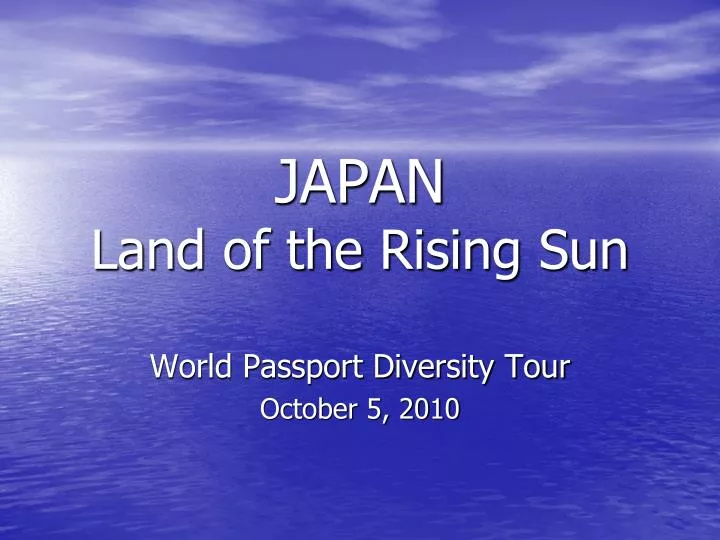 japan land of the rising sun n.