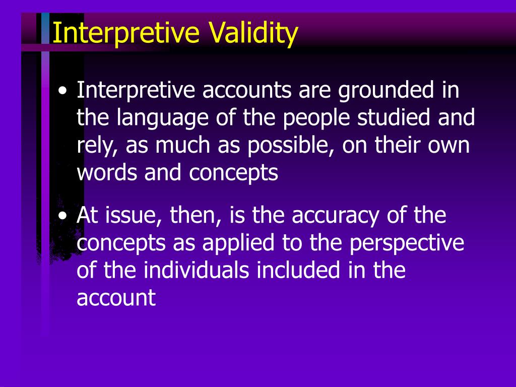 validity and reliability in qualitative research ppt