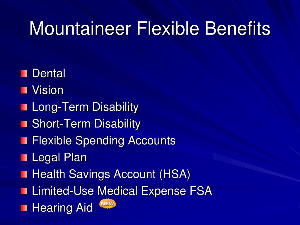 PPT Mountaineer Flexible Benefits PowerPoint Presentation, free