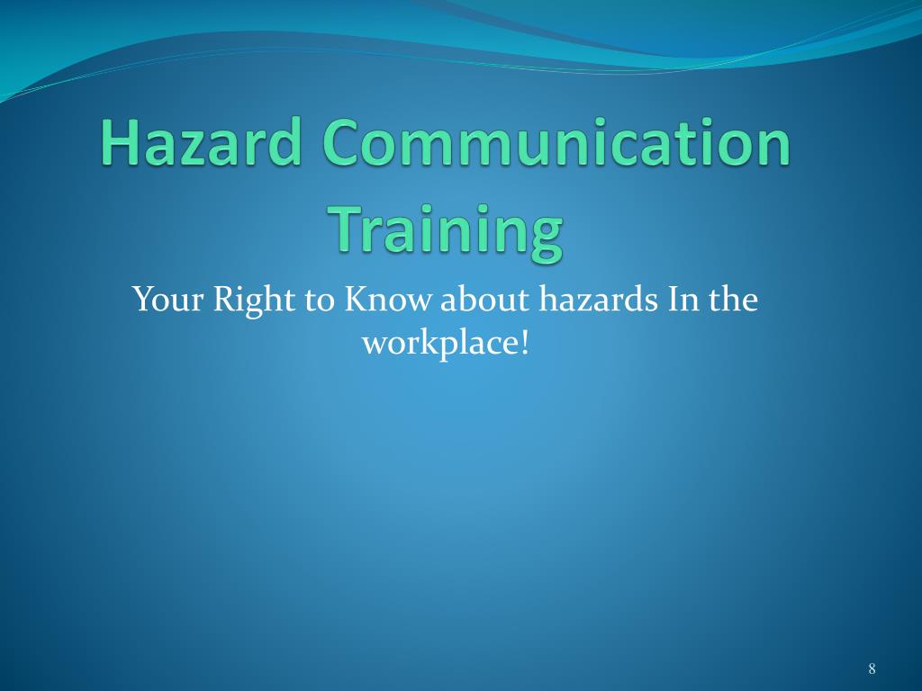 What Is Hazard Communication Training At Donald Mccann Blog