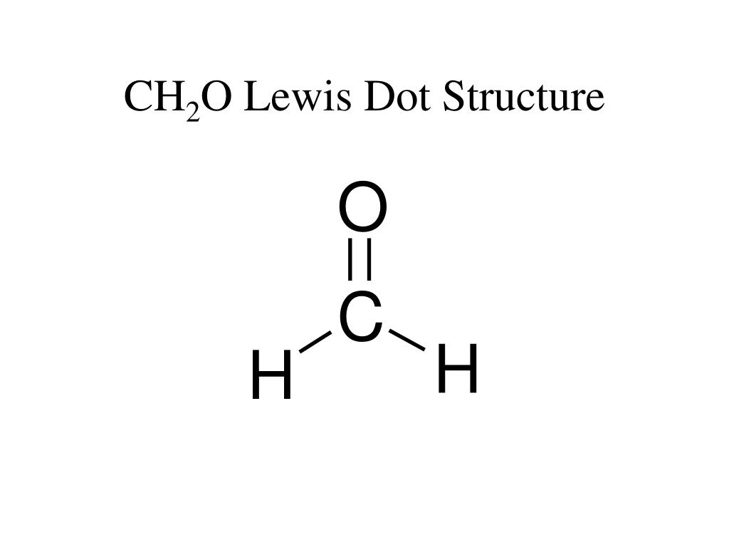 ch 2 o lewis dot structure.