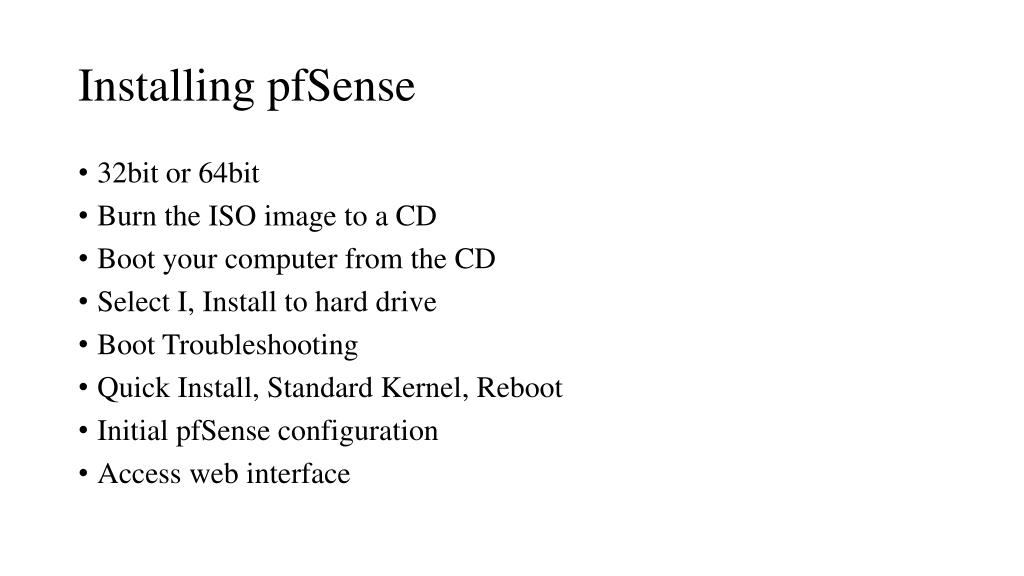 installing opnsense installing opnsense