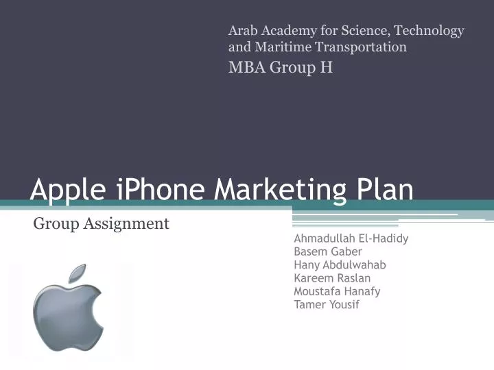 PPT - Apple iPhone Marketing Plan PowerPoint Presentation - ID:6594275