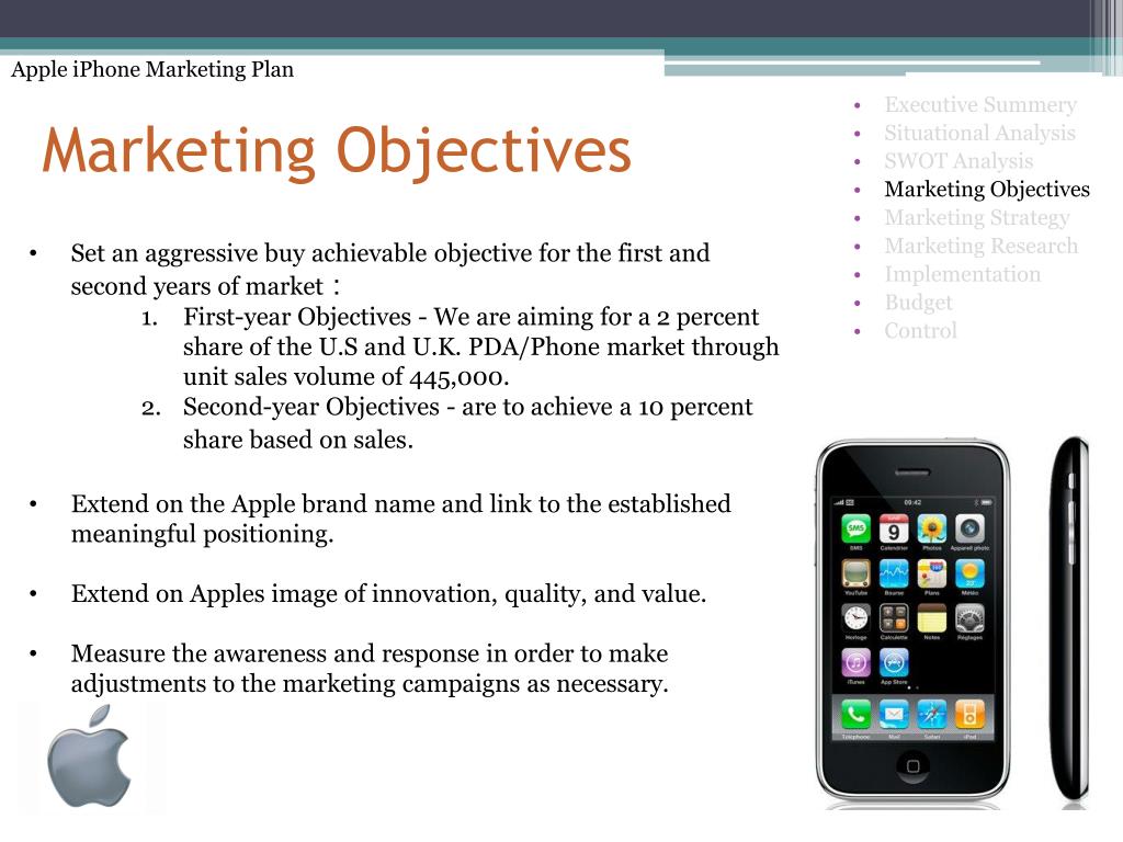 PPT Apple iPhone Marketing Plan PowerPoint Presentation, free