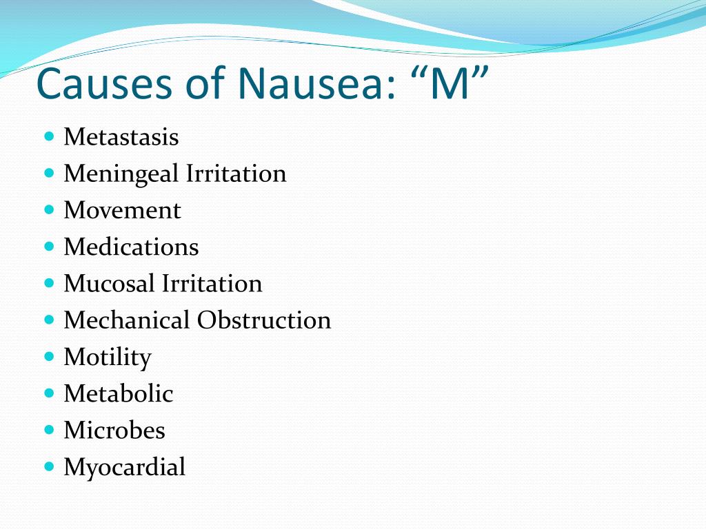 PPT - Management of Nausea and Vomiting PowerPoint Presentation, free ...