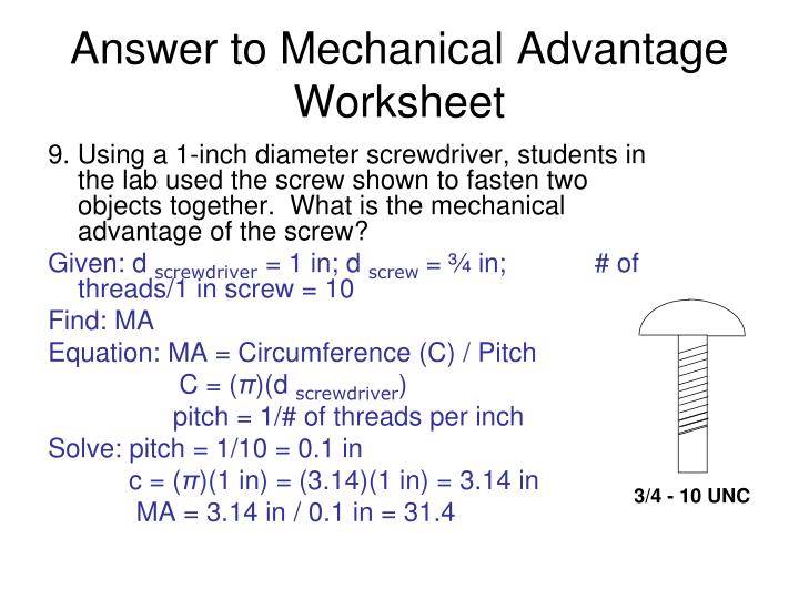 ppt-answer-to-mechanical-advantage-worksheet-powerpoint-presentation-id-6594645