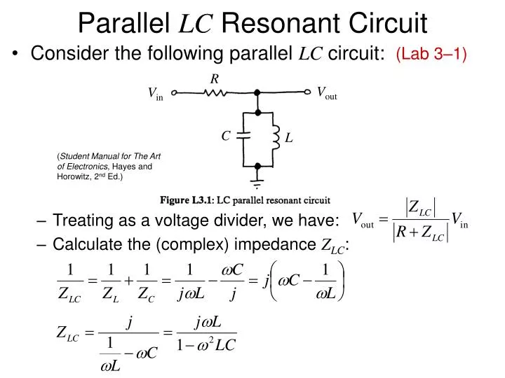 Ppt Parallel Lc Resonant Circuit Powerpoint Presentation Free Download Id